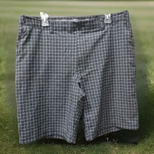 Jack Nicklaus Men's Plaid Bermuda Walking Shorts Flat Front Size 36‎